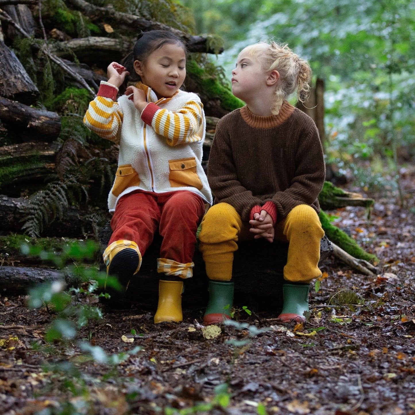 Lined Wellington Boots | Red Apples