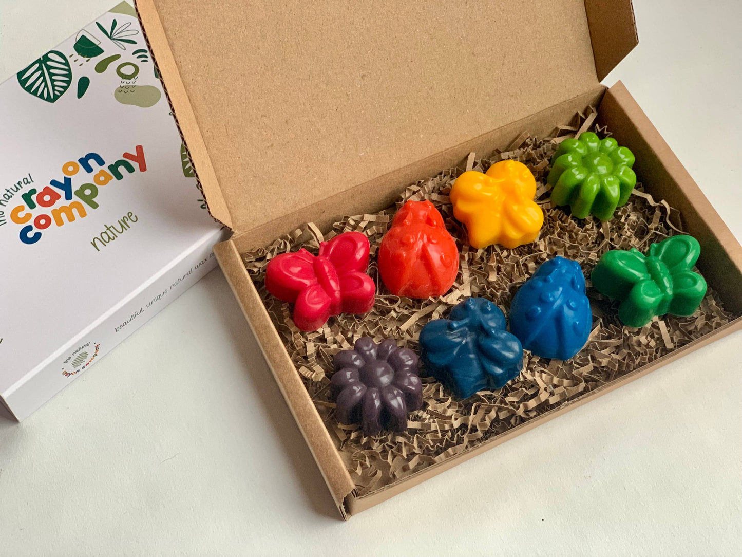 Bugs Set of 8 Vegan Crayons