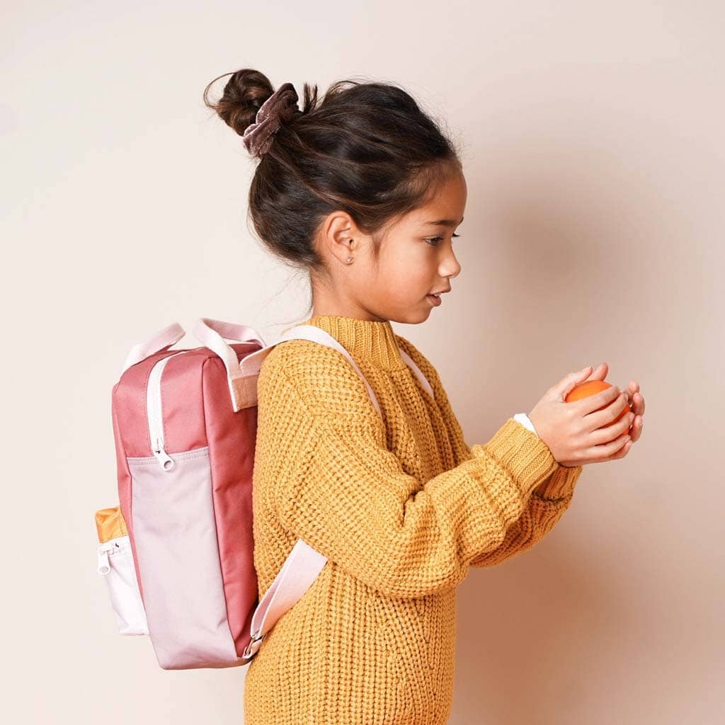 Colourblock Backpack | Vintage Pink