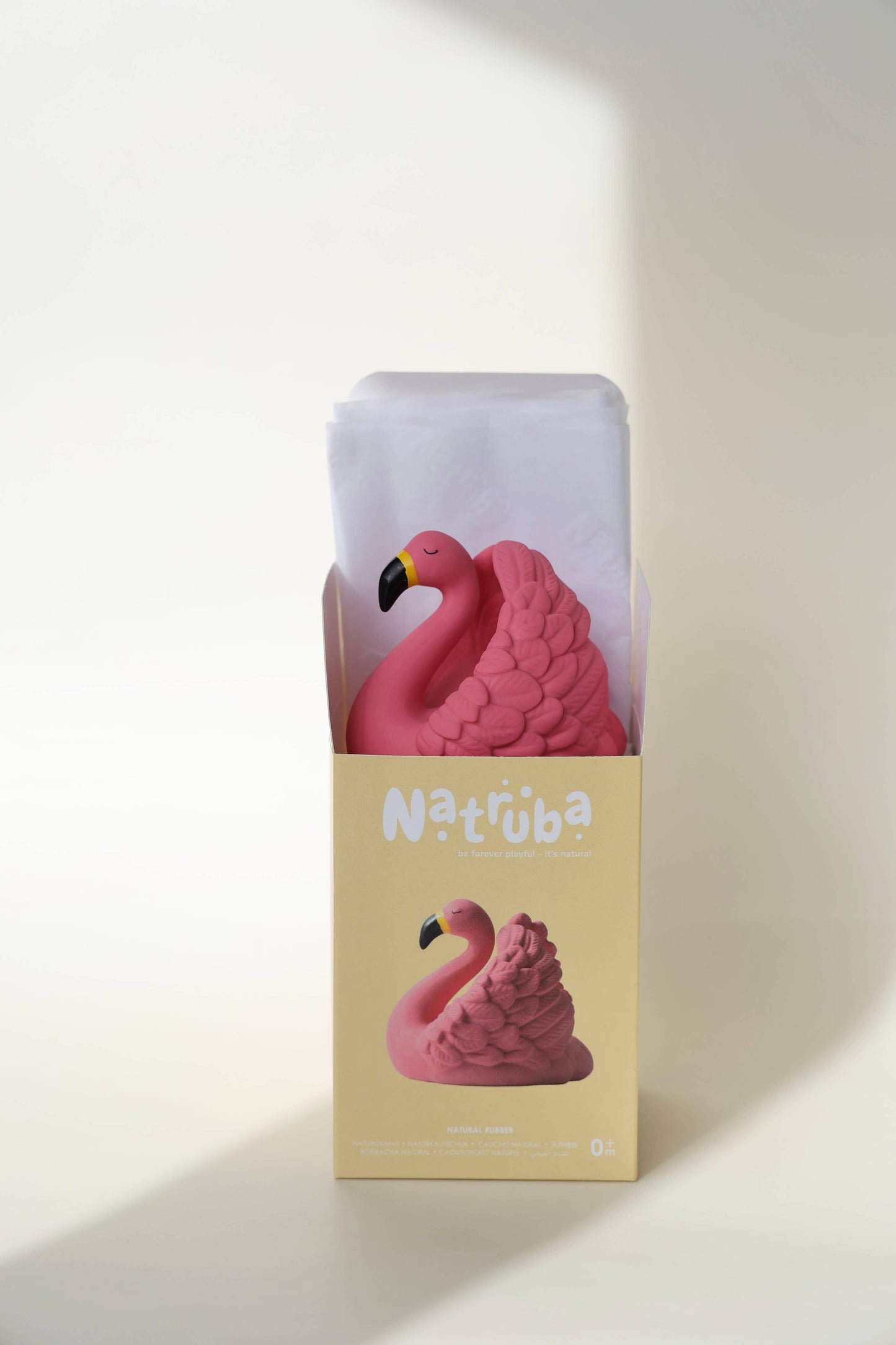 Natural Rubber Bath Toy | Pink Flamingo