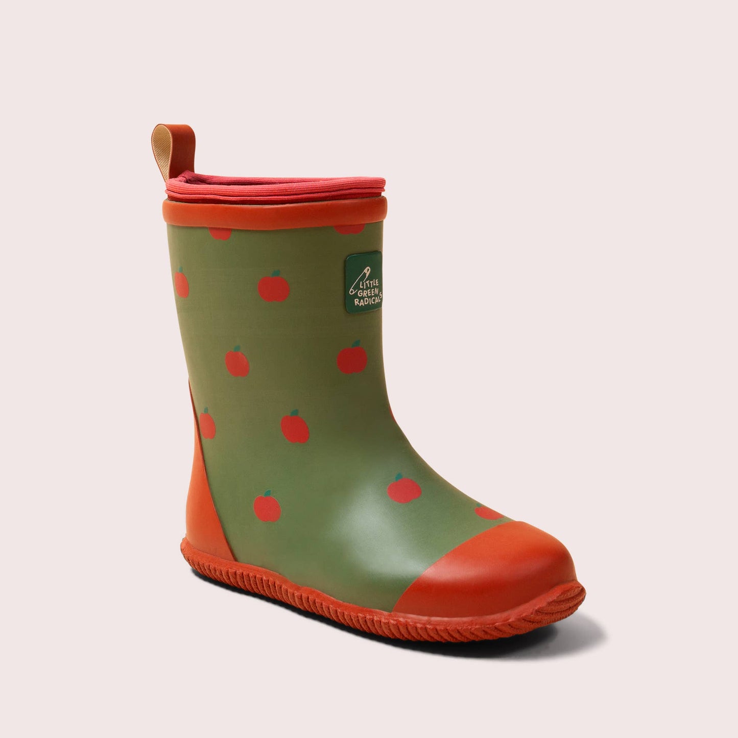 Lined Wellington Boots | Red Apples