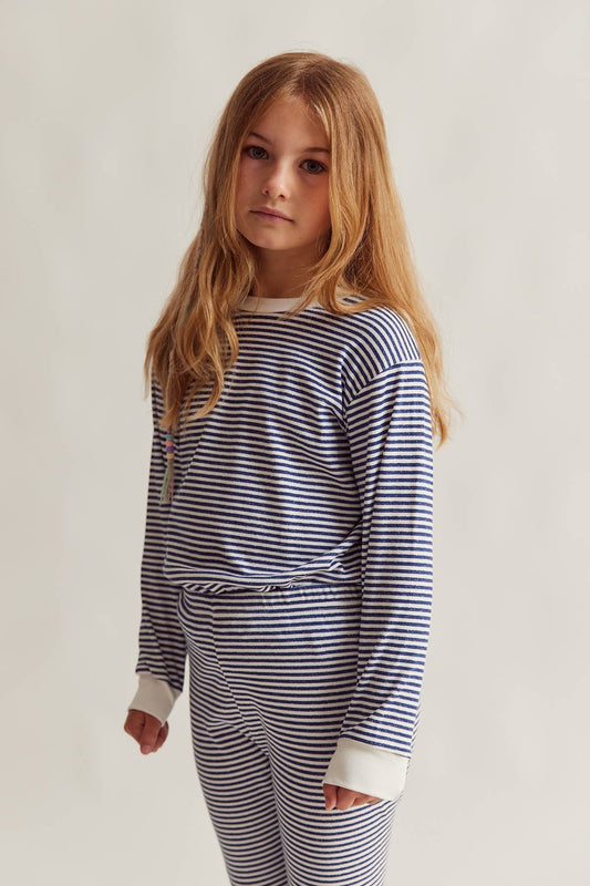 Kids Classic PJs | Marl Stripe