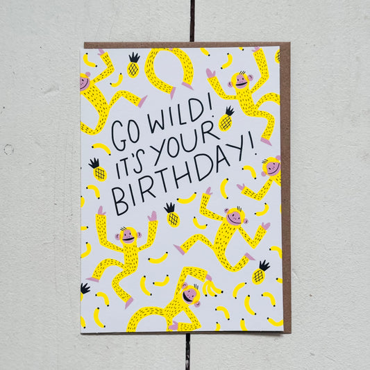 Go Wild Birthday Card