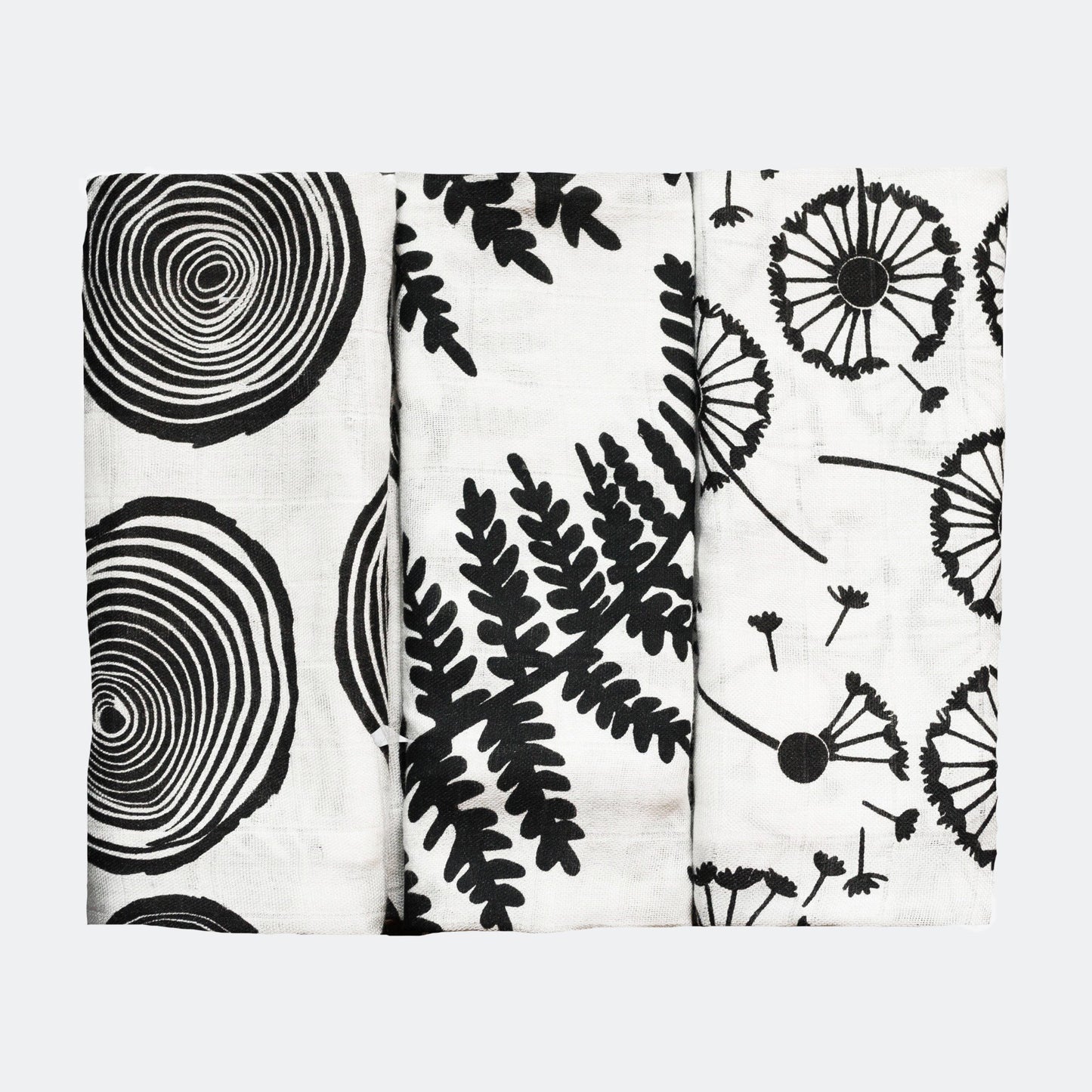 Muslins 3 Pack | Plant Print