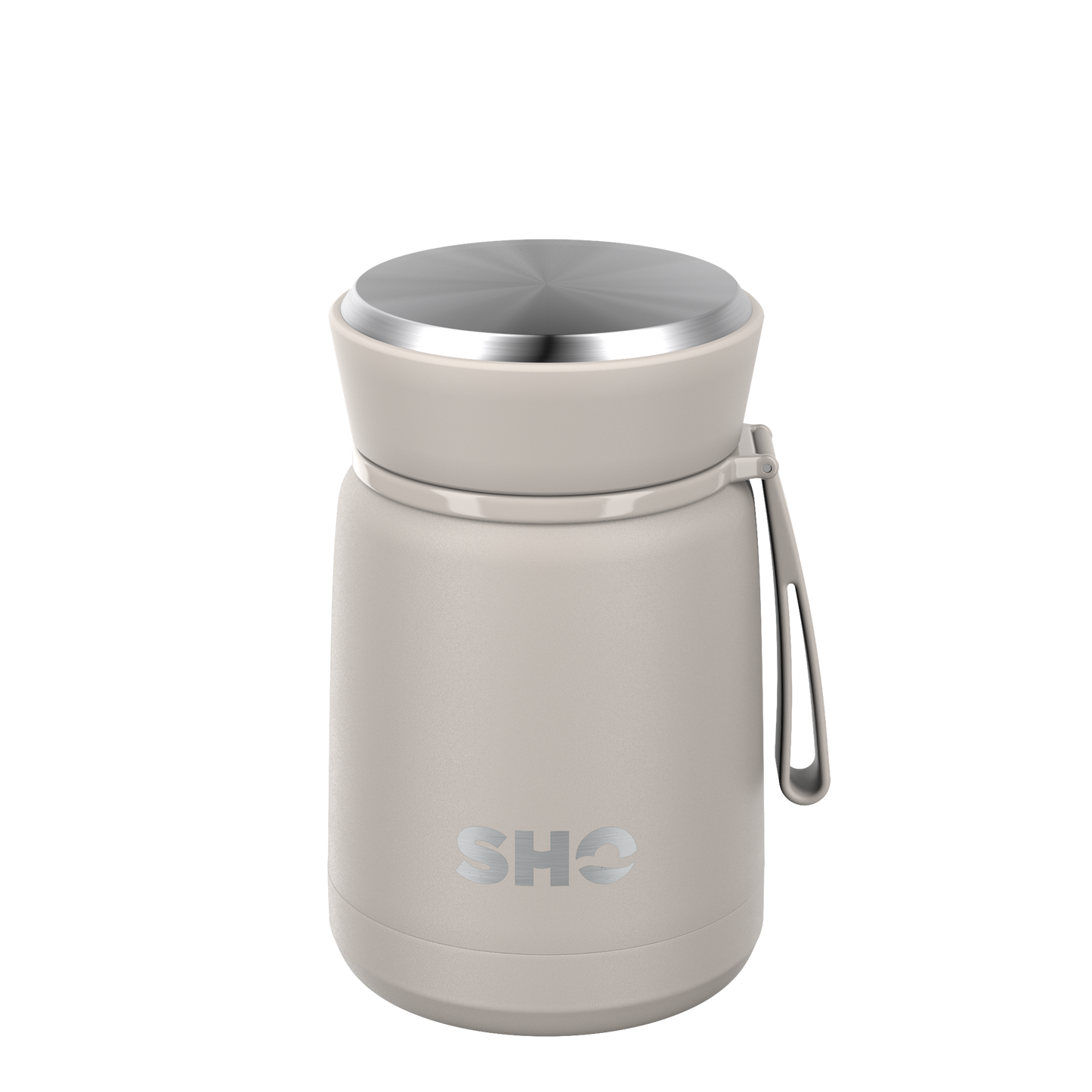 SHO insulated food flask taupe