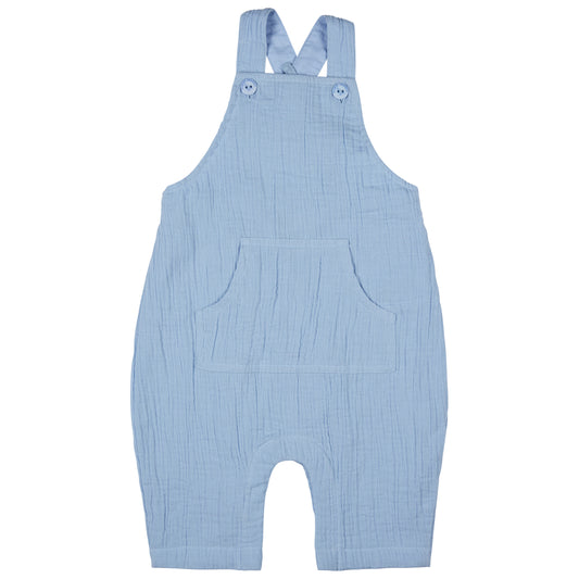 Baby Dungarees | Pale Blue