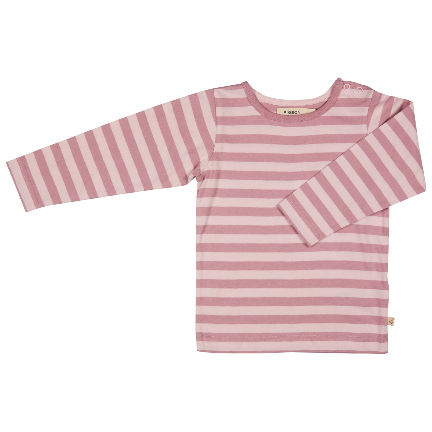 Long Sleeve T-Shirt | Pink Breton Stripe