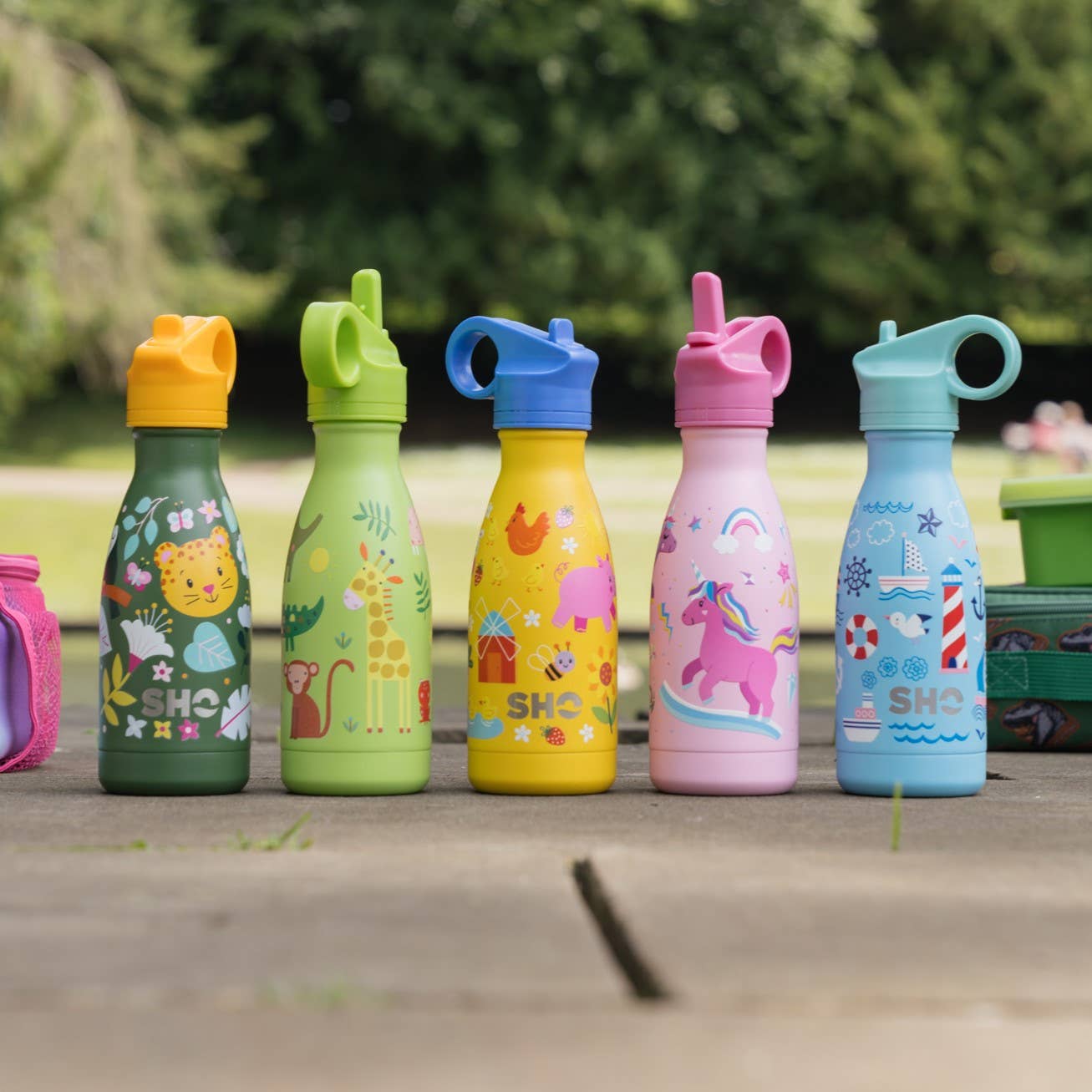 Kids Bottle with Straw Lid | Unicorn | 375ml