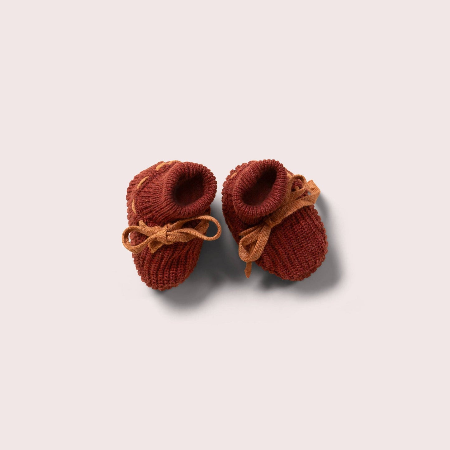 Hazelnut Knitted Booties | Hazelnut