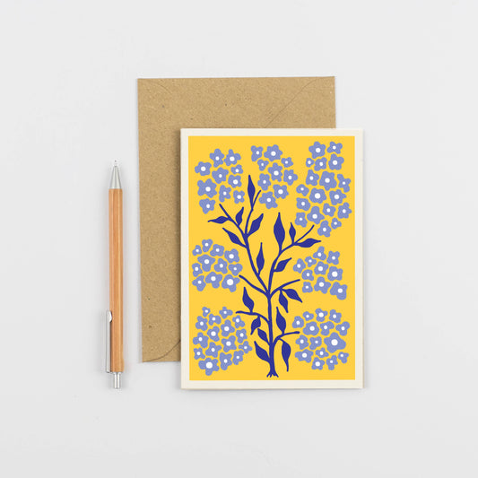 Greetings Card | Forget Me Not