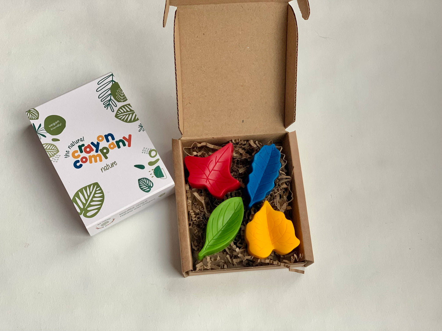 Leaves Set of 4 Vegan Crayons