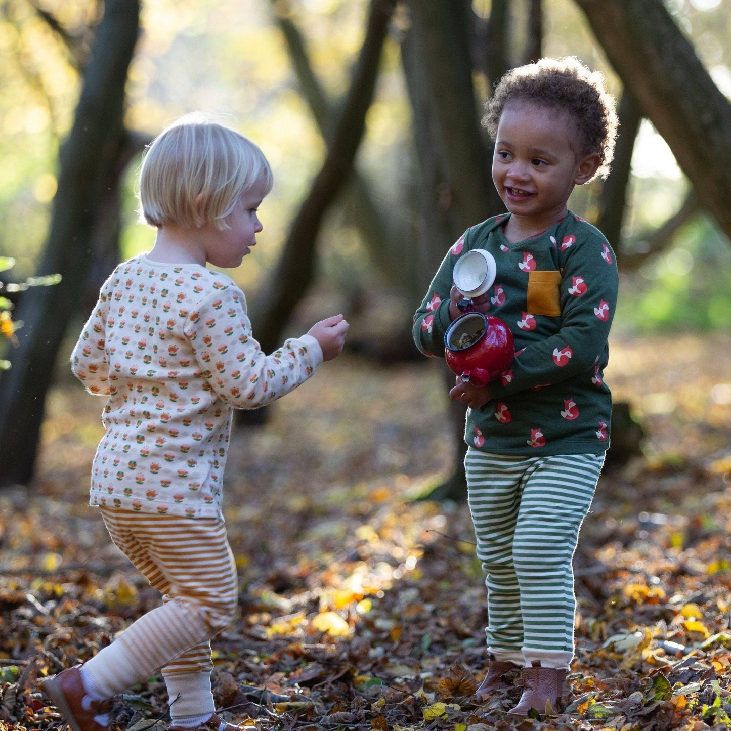 Organic T-Shirt & Jogger Playset | Little Fox