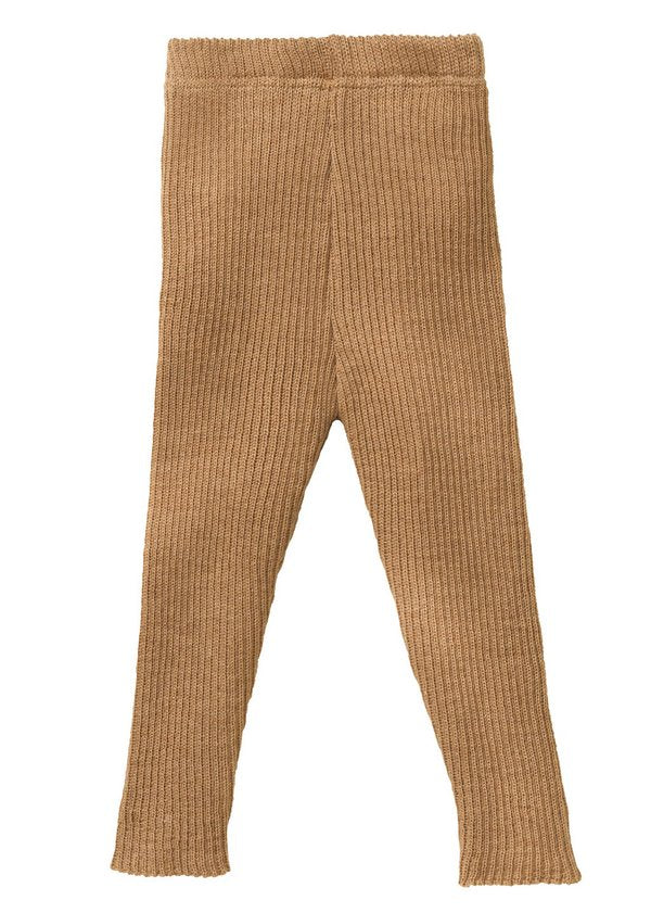 organic merino wool leggings caramel